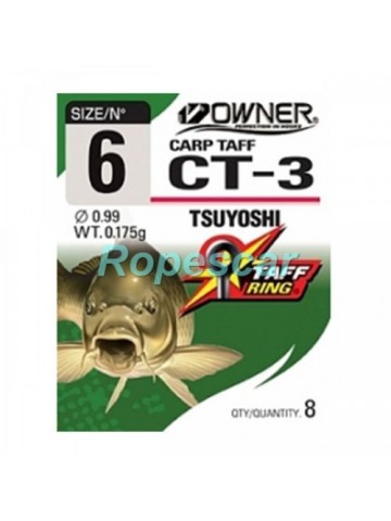 Carlige CT-3 Teflonat Carp Tsuyoshy - Owner 